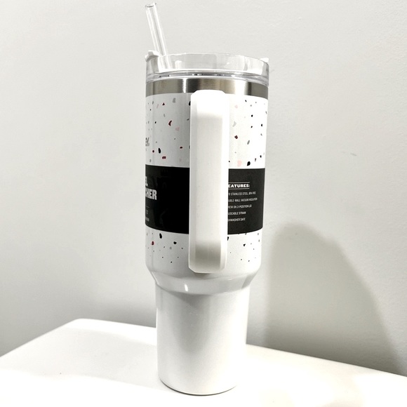 RARE 🎉 Confetti Stanley 40oz Adventure Quencher Travel Tumbler Cup Terrazzo NWT - Picture 10 of 12